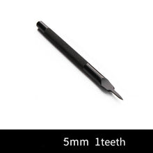 Load image into Gallery viewer, 3/4/5/6mm leather hole punches Spacing tool DIY handmade Leathercraft Lacing Stitching sewing High-grade steel crafted Cutter
