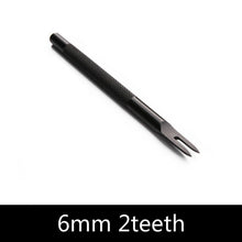 Load image into Gallery viewer, 3/4/5/6mm leather hole punches Spacing tool DIY handmade Leathercraft Lacing Stitching sewing High-grade steel crafted Cutter
