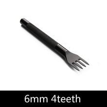Load image into Gallery viewer, 3/4/5/6mm leather hole punches Spacing tool DIY handmade Leathercraft Lacing Stitching sewing High-grade steel crafted Cutter
