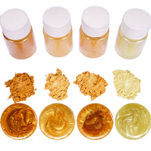 Load image into Gallery viewer, 4 Pcs/set Mixed Color Resin Jewelry DIY Making Craft Glowing Powder Luminous Pigment Set Crystal Epoxy Material 50PB
