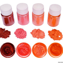 Load image into Gallery viewer, 4 Pcs/set Mixed Color Resin Jewelry DIY Making Craft Glowing Powder Luminous Pigment Set Crystal Epoxy Material 50PB

