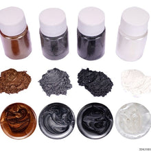 Load image into Gallery viewer, 4 Pcs/set Mixed Color Resin Jewelry DIY Making Craft Glowing Powder Luminous Pigment Set Crystal Epoxy Material 50PB

