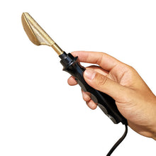 Load image into Gallery viewer, 50w 220v mini electric iron for leather clothes shoes smooth Wrinkle removal leather surface craft repair tool
